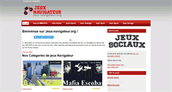 Desktop Screenshot of jeux-navigateur.org
